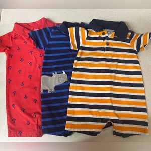 Simple Joys by Carter’s rompers for 6-9 months -Like new